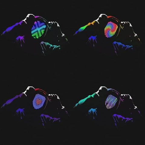 Led Holloween Face Mask
