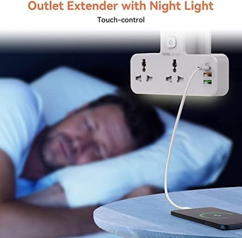 LDNIO SC2311 20W 3-Port USB Charger Extension Power Strip with 1 * 20W USB-C PD Power Delivery