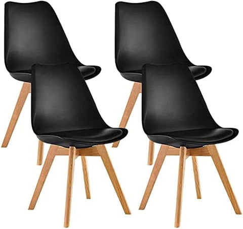 Olmecs Natural Wood Legs Mid Century Modern DSW Molded Shell Lounge Plastic Arm Chair