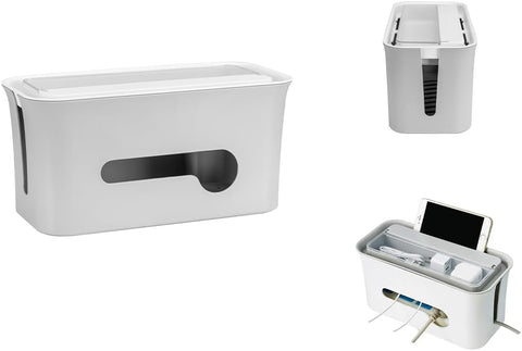 Navodesk NAVO Cable Management Box, Cable Organiser for Desktop