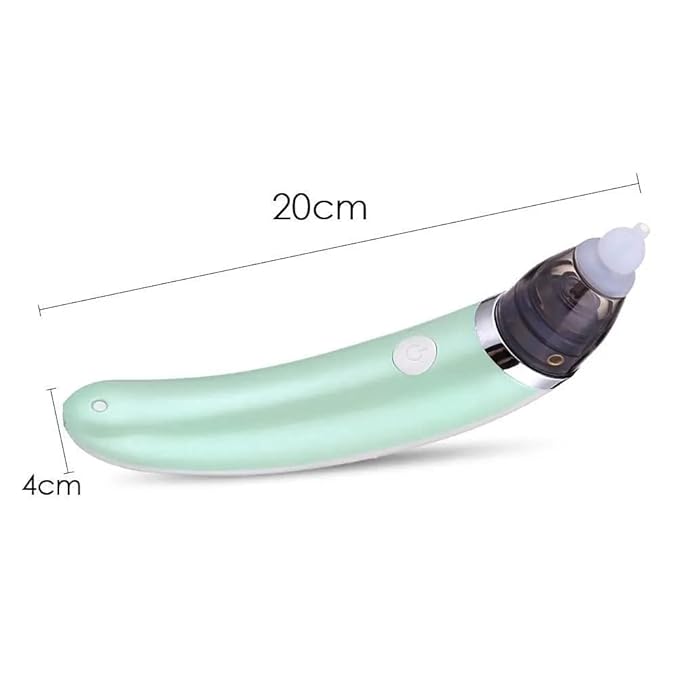 Baby Nasal Aspirator Electric Safe Hygienic Nose Cleaner for Newborns and Toddlers (Green)