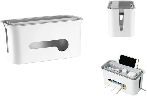 Navodesk NAVO Cable Management Box, Cable Organiser for Desktop