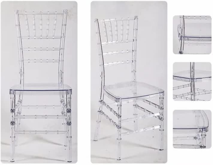 Olmecs Casper Modern Acrylic Stacking Kitchen ,Fully Assembled (Transparent)