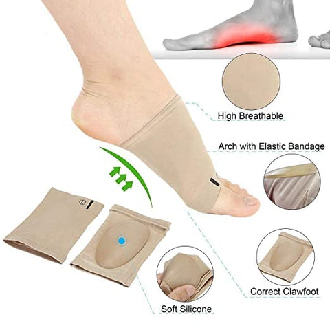 Foot Care Plantar Fasciitis Arch Support Sleeve Cushion For Foot Pain