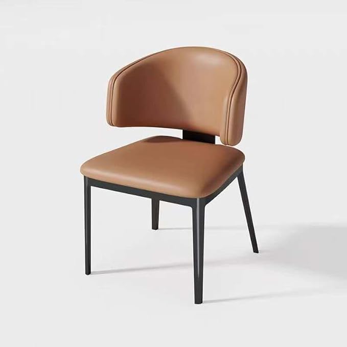 Olmecs Home and  Hotel Restaurant and Office Visitor Chair (orange)