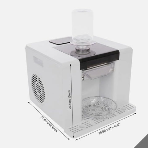 B&S Snowflake Snow Maker Ice Cream Machine 300W | 50kg/24h Commercial Shaved Ice Maker with Automatic Cleaning for Home & Small Gatherings