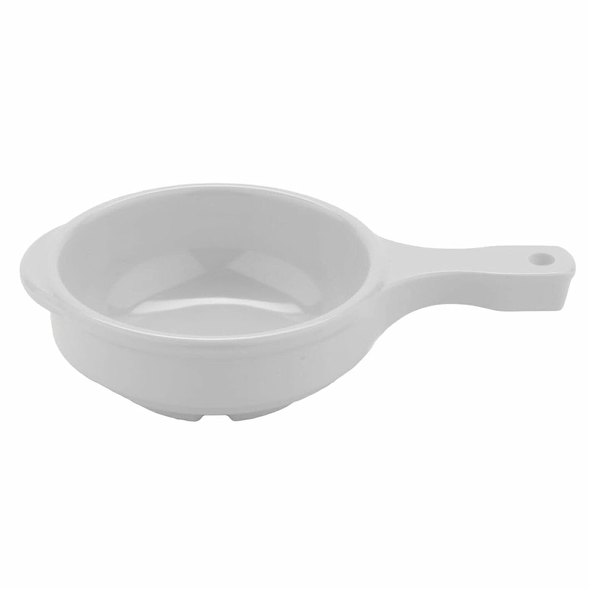 Olmecs Soup Bowl with Handle, 12 Ounce, White (Set of 12Pcs)