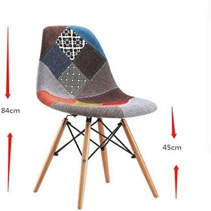 Olmecs Assembled Modern Style Dining ChairS Mixcolor Set of (4)