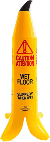 Olmecs Wet Floor Banana Cones -90CM | Banana-Shaped Wet Floor Cone (1)