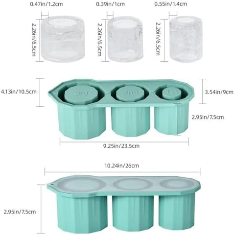 Olmecs Ice Cube Tray For Stanley Cup 30-40 Oz, Silicone Stanley Ice Mold