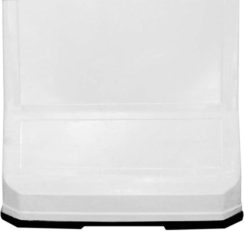 Olmecs Blank Road Barrier | Portable Barrier with Advertising Barges | Pavement Sign Barrier with Threaded Socket and Chain Attaching Hole