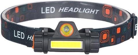 USB Rechargeable Head Lamp for Camping Fishing Torch