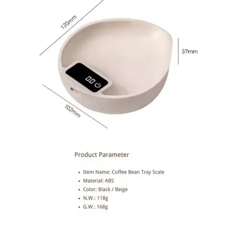 Olmecs 0.1g Precision Coffee dosing Scale with Timer – up to 3kg Digital Scale for Pour-Over, Espresso, French Press, Kitchen Use