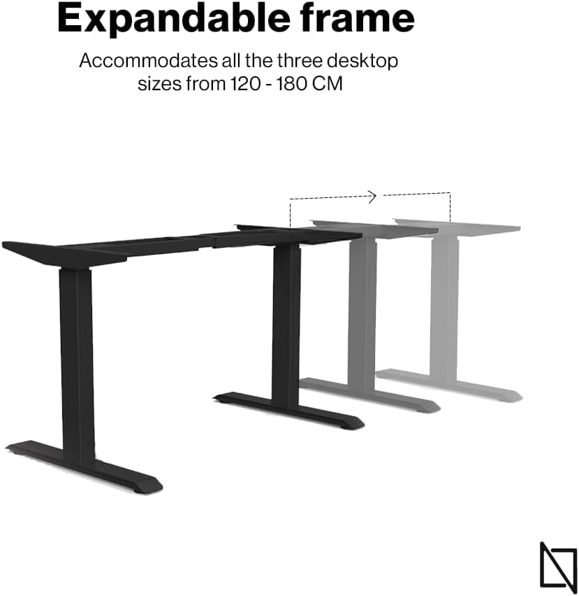 Navodesk Height Adjustable Standing Desk Workstation (White Oak, 178 x 76 CM)