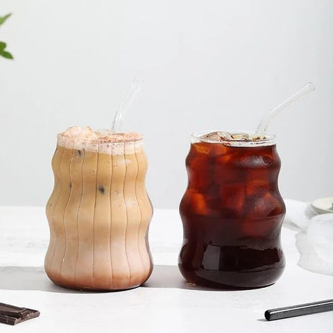 Liying 1Pcs Cloud Design Bubble Glass Cup 500ML Shaped Cups