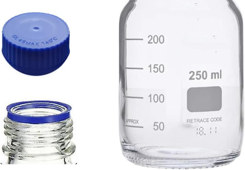 Reagent Bottle - Laboratory Borosilicate Glass (1 Carton)- Willow