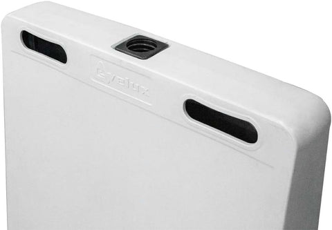 Olmecs Blank Road Barrier | Portable Barrier with Advertising Barges | Pavement Sign Barrier with Threaded Socket and Chain Attaching Hole