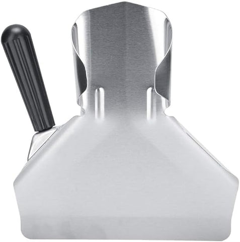 Chips Scoop, Stainless Steel Desserts Scooper Portable Popcorn Bagger Multi-Functional Thicken French Fry Bagger Scoop