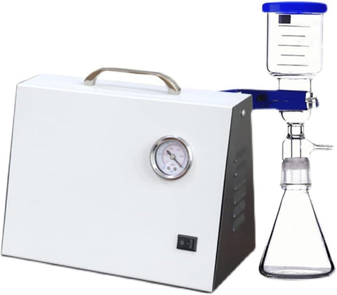 Portable Laboratory Vacuum Pump with Oil-Free Membrane, 10L/min Fast Pumping Speed