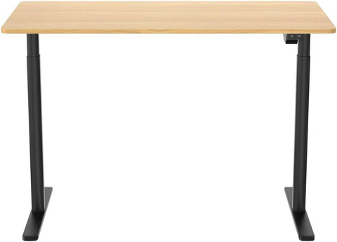 Navodesk Office Desk With Adjustable Height - Natural & Black