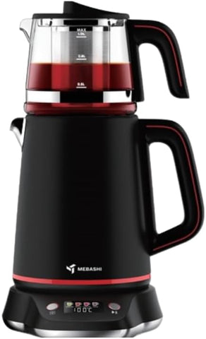 MEBASHI Tea Maker, 2L Kettle and 1L Teapot, Digital Display