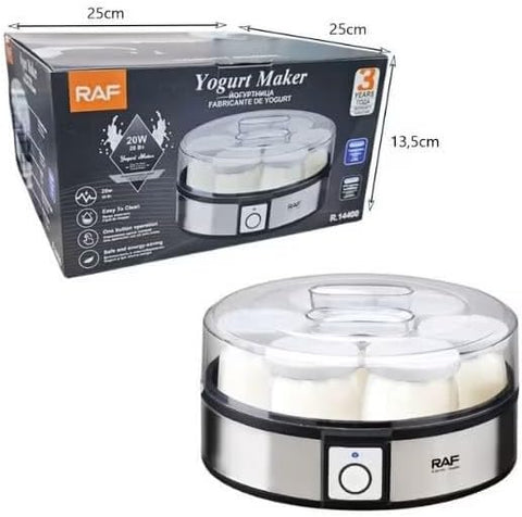 RAF Yogurt Maker, 20W Electric Automatic Yogurt Machine