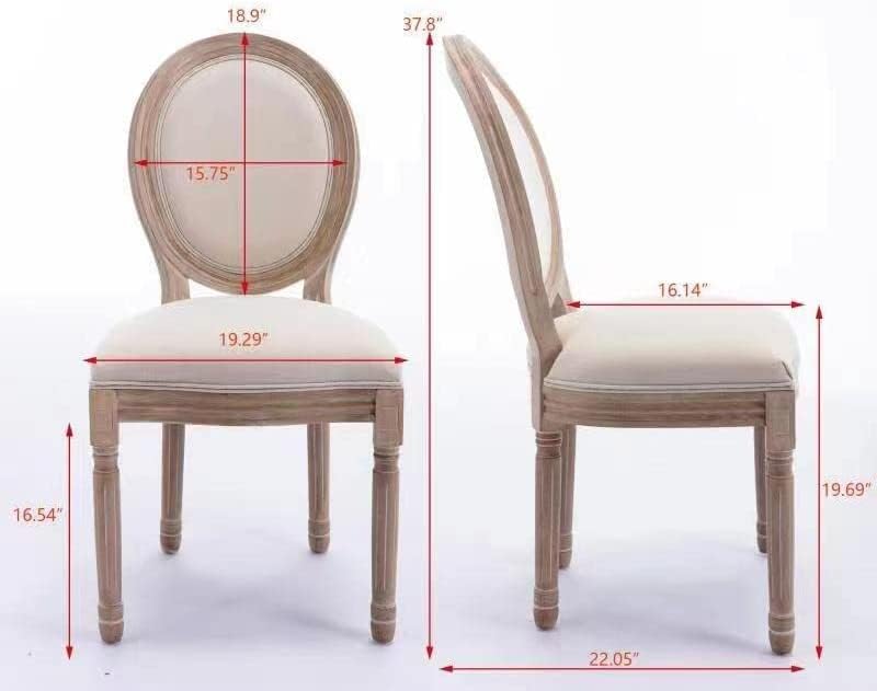 Olmecs Mordern Solid Wood Dining Chair for Kitchen (beige1)
