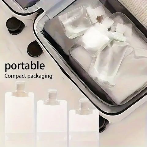 Willow 12pcs Portable Disposable Travel Pouches for Packing Sauces, Cosmetics, Shampoo, Lotion, Shower Gel and Toiletries.