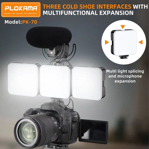 Plokama PK-70 Led Video Light 5W White LED