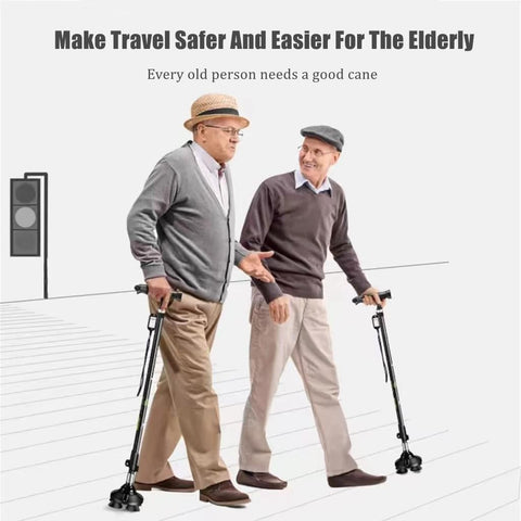 Willow Elderly Cane Carbon Ultra-light Telescopic Cane