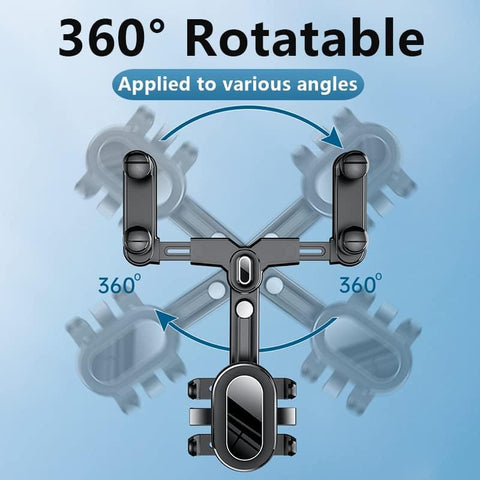 Rear View Mirror Phone Holder for Car 360°