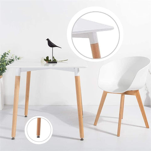 Olmecs Modern Wood Dining Table Wooden Tabletop Kitchen Table