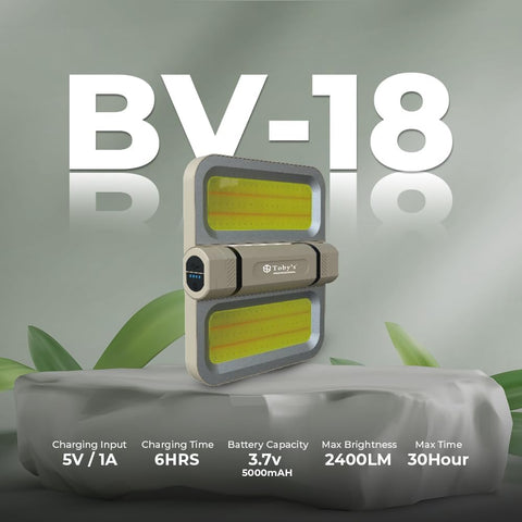 Toby's BV-18 Camping Lantern – Ultra-Bright, Waterproof
