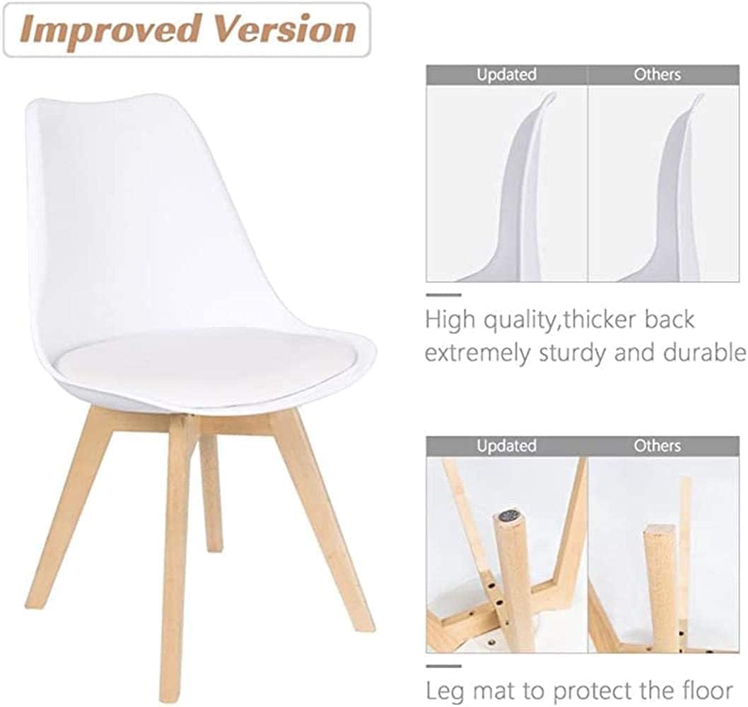 Olmecs Natural Wood Legs Mid Century Modern DSW Molded Shell Lounge Plastic Arm Chair