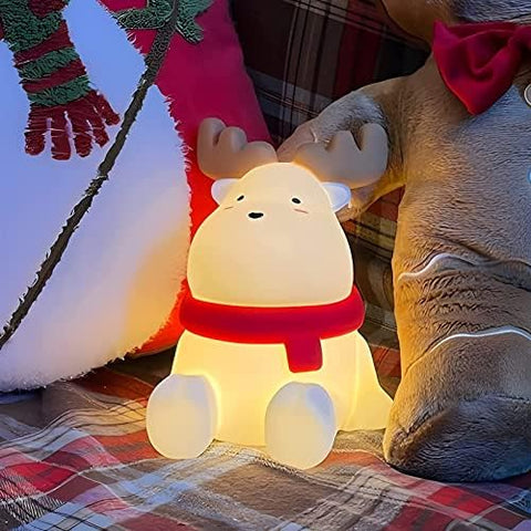 Christmas Reindeer Night Light USB Rechargeable