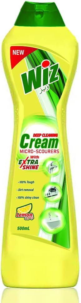 Swish Super Wiz Cream Cleaner Lemon, 500ml (Pack of 6)