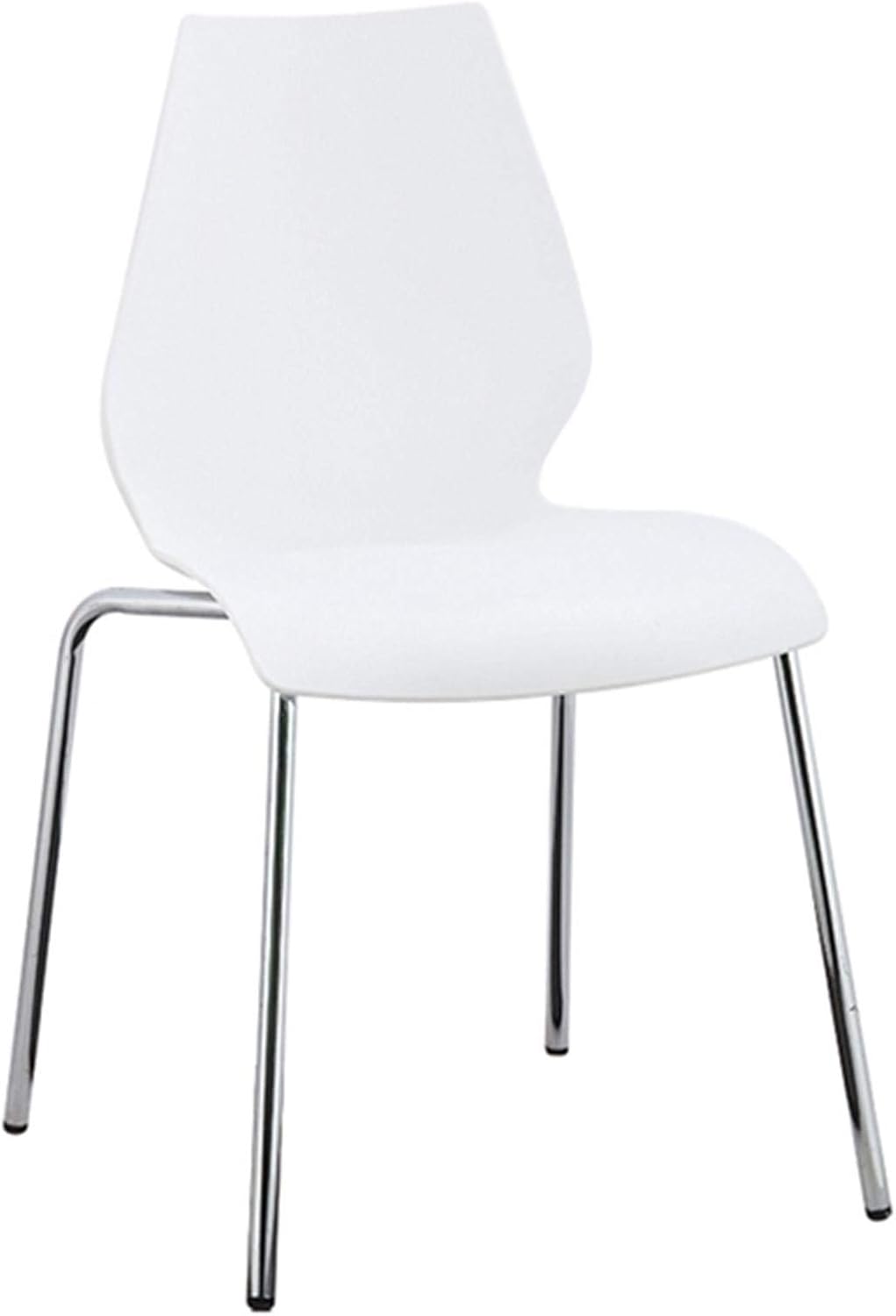 Olmecs Set of 2 Plastic Stackable Chair Metal leg Outdoor