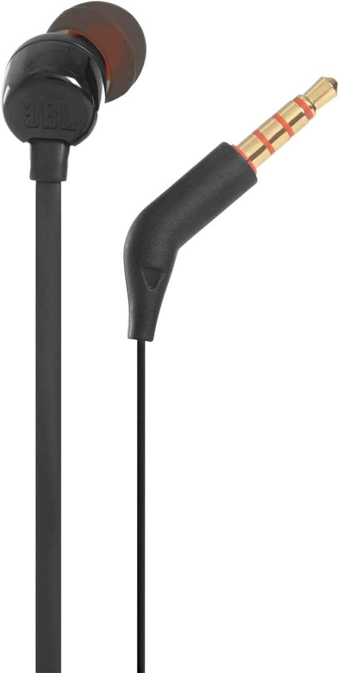 JBL Tune 110 Wired In-Ear Headphones, Deep and Powerful Pure Bass Sound