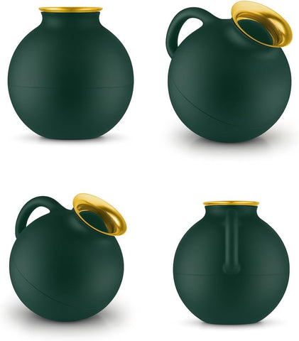 Vacuum Jug Globe 1.0L Stylish Thermos Jug for Hot & Cold Drinks, Double-Walled Insulation Danish Design -  Eva Solo