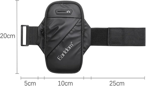 Earldom Waterproof Sports Armband Bag, Universal, for Running, Training, Climbing, Hiking, Fishing