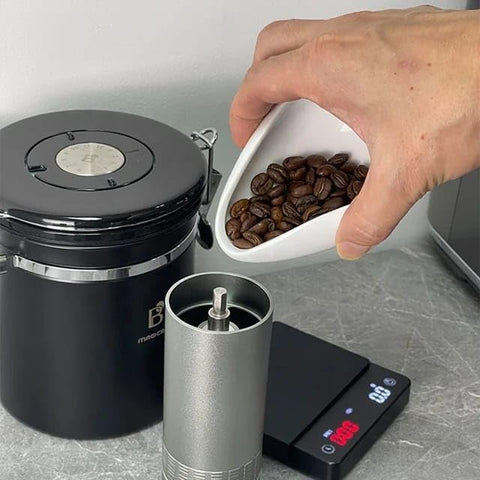 Coffee Beans Dosing Cup with Spoon and Spray Bottle Kit For Espresso