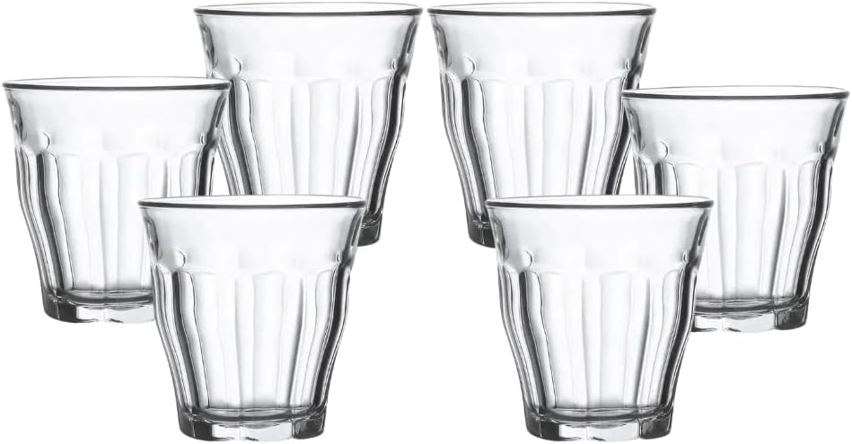 Liying Piccolo Coffee Cups Set of 6 Clear Glass Cups 90ml