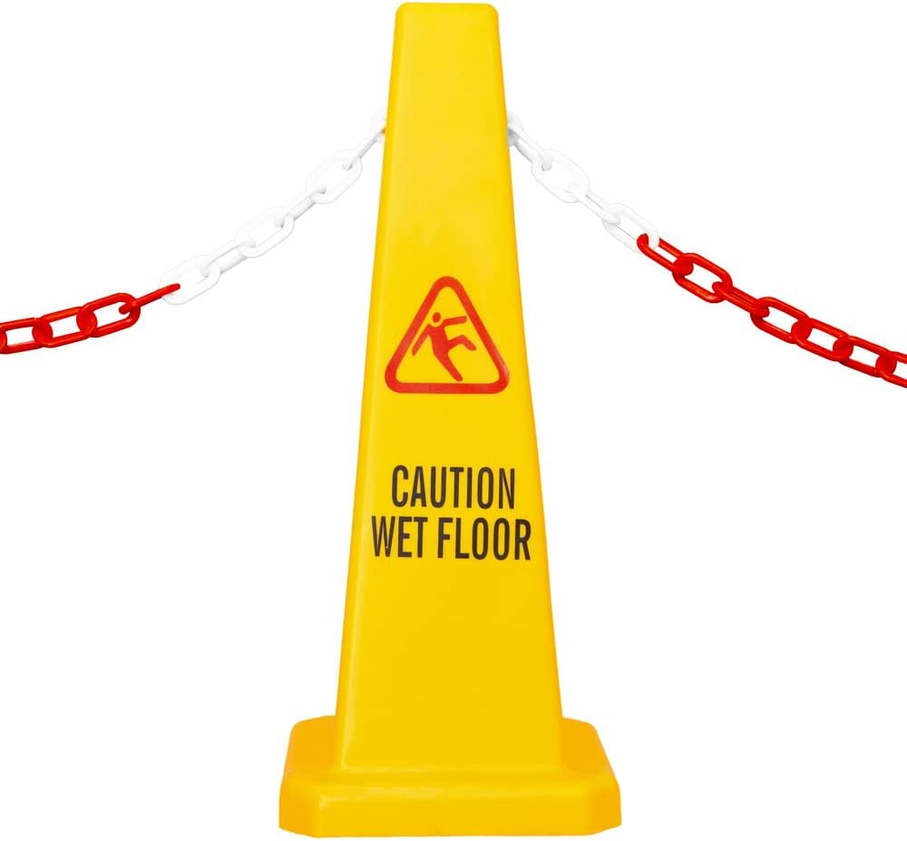 Olmecs 4 Sides View Caution Wet Floor Safety Cone