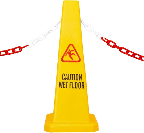 Olmecs 4 Sides View Caution Wet Floor Safety Cone