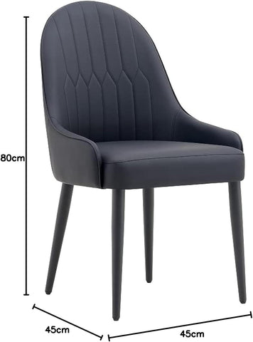 Olmecs Home and  Dining Room Restaurant Chair (black)