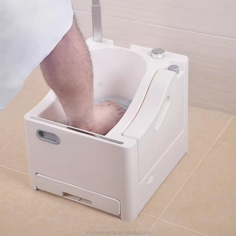 Wudu Foot Washer, Automatic, Muslim Prayer Basin, Water Saving, Pedal Type Outlet