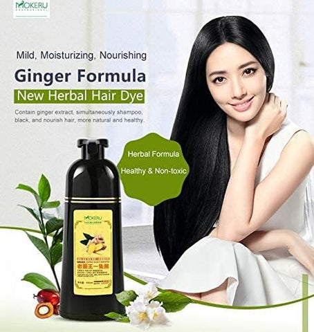 MOKERU GINGER BLACK Professional Oil Hair
