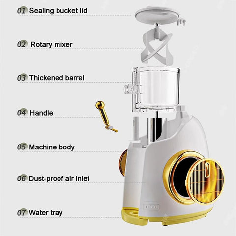 Mini Fully Automatic 1 Flavor Softy Ice Cream Machine 800ml