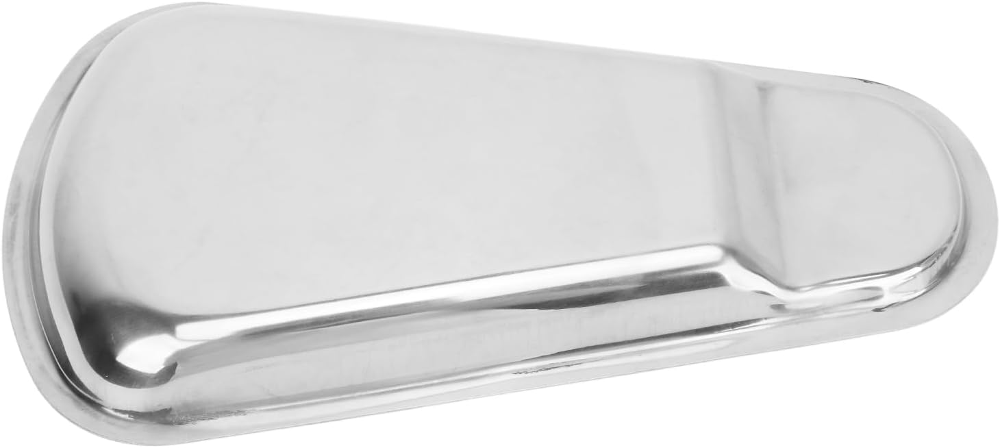 Serving Plate Platter Stainless Steel Tray Fan Shape