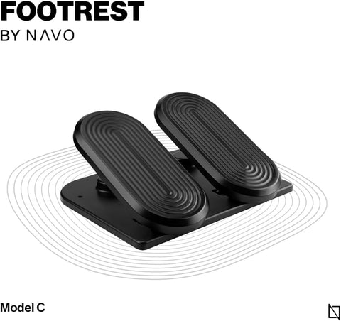 Navodesk NAVO Ergonomic Underdesk Footrest with Tilt Mechanism